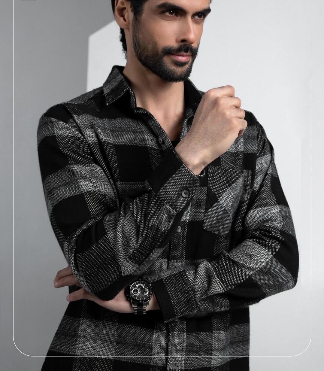 پیراهن اسپرت پاییزه طرح دار 2