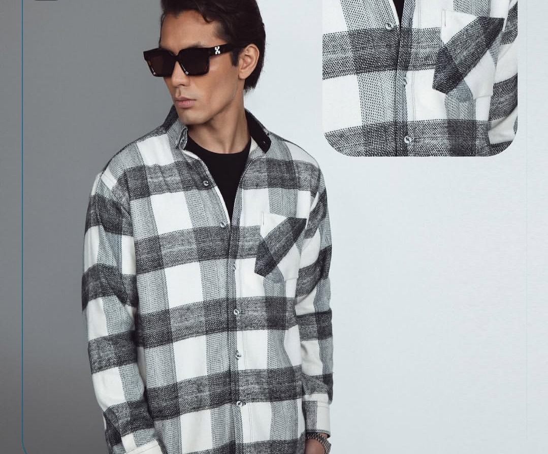 پیراهن اسپرت پاییزه طرح دار 5